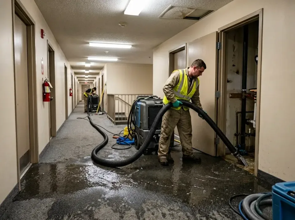 multi-unit-apartment-hallway-f-005 — frequently asked questions, Emergency Burst Pipe Water Extraction & Removal in Andrews…